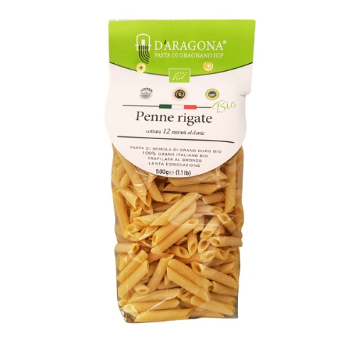 Pasta D’Aragona паста Пенне Ригате, BIO, 500 гр Pasta D’Aragona паста Пенне Ригате, BIO, 500 гр